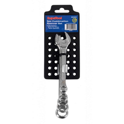 Supatool Unisex Silver Combination Metric Spanner Set (5 Piece Set) In - Image 4
