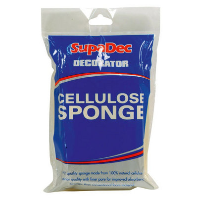 Supadec Cellulose Sponge Yellow (One Size) from B&Q