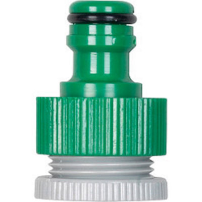 Supagarden Snap Action Threaded Tap Connector Green/grey (10 X 16 X 4.5Cm) from B&Q
