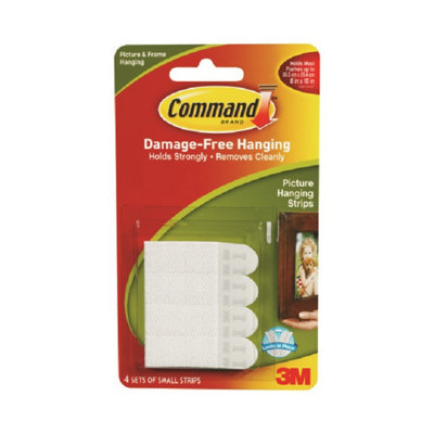 Command Hanging Picture Strips White (One Size) from B&Q