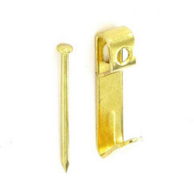 Securit Single Picture Hooks (Pack Of 4) Electro Br (8.4 X 10.8 X 0.5Cm) from B&Q