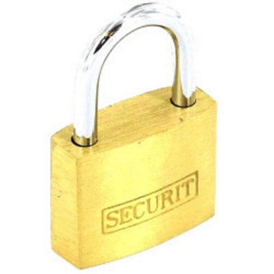 Securit Br Padlock With 3 Keys Br (25mm) from B&Q
