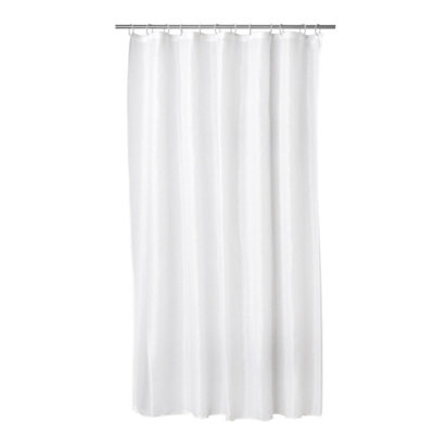 B&Q -  Pvc Shower Curtain White (1.8 X 1.8M)