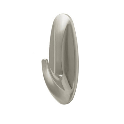 Command Decorative Hook Silver (One Size) from B&Q