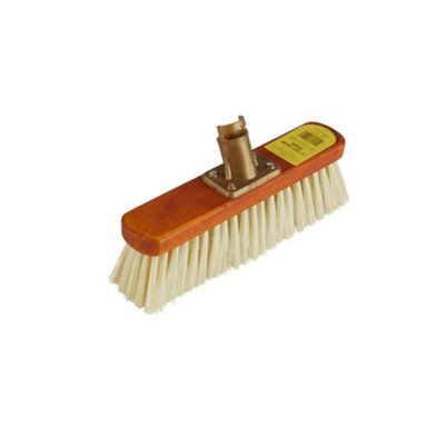  - Groundsman Soft Pvc Broom Head Cream (30Cm)