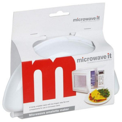 B&Q Microwave It Omelette Maker (25 X 12.4Cm) White
