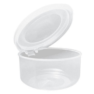 Beaufort Round Food Container With Hinged Lid125Ml Transparent (125Ml) from B&Q