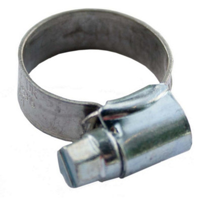 Oracstar Pre Packed Hose Clips (Pack Of 2) Silver (3.5Cm) from B&Q