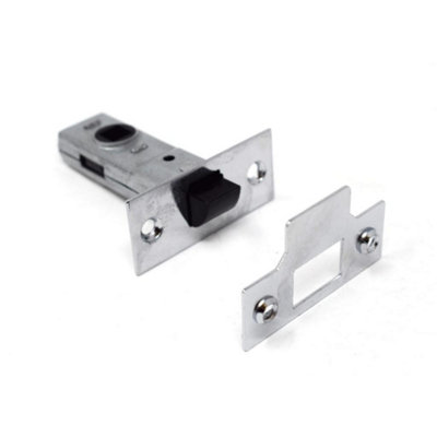 Yale Essentials Tubular Latch Chrome (One Size) from B&Q
