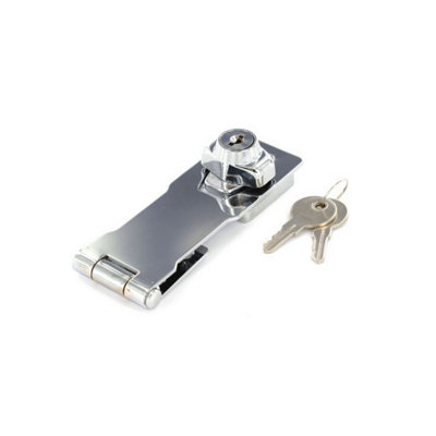 Securit Locking Hasp Cylinder Action - Silver / King - Image 4