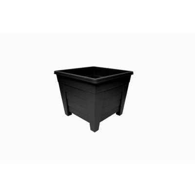 Grosvenor Square Planter Ebony (33Cm) from B&Q