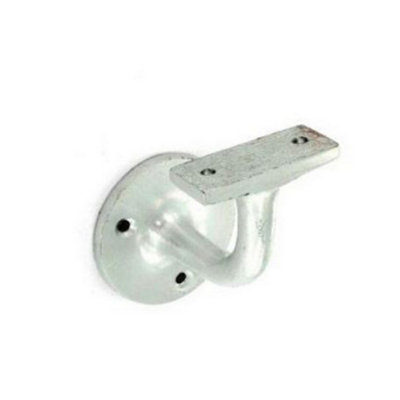 Securit Handrail Bracket Silver (One Size) from B&Q