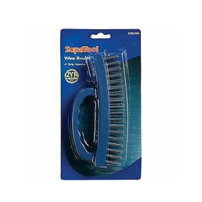 Supatool Wire Brush Blue/silver (One Size) from B&Q