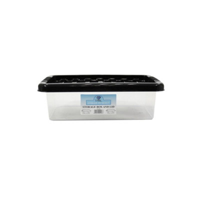 Tml Shoe Box & Lid Clear (6L) Quality Product from B&Q