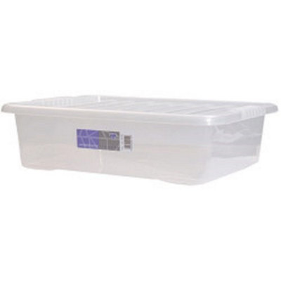 Tml Underbed Box Clear (28L) Quality Product from B&Q