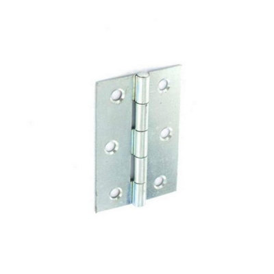 Securit Steel Butt Hinges Polished Chrome Plated 2 Pack Silver (100mm) from B&Q