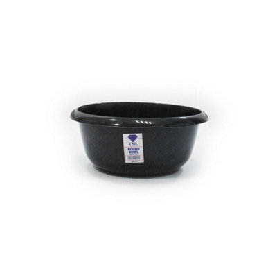 B&Q Tml Round Bowl Graphite (33 X 13Cm)