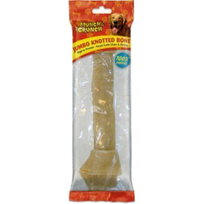 Munch & Crunch Knotted Bone Dog Treat May Vary (Jumbo) from B&Q