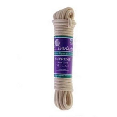 Everlasto No.3 Supreme Wd Sash Cord Cream (10M) from B&Q