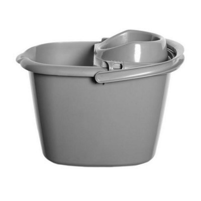 Tml Mop Bucket Silver (15L) Quality Product from B&Q