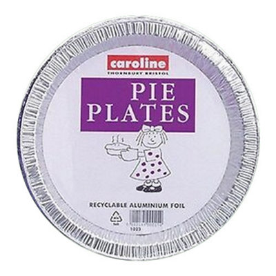 Caroline Foil Pie Plates (Pack Of 6) Silver (9In) from B&Q