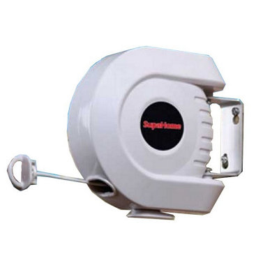 Supahome Retractable Clothes Line White (15M) from B&Q