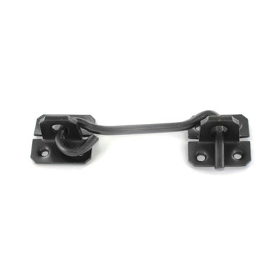 Securit Wire Cabin Hook Black (10Cm) from B&Q