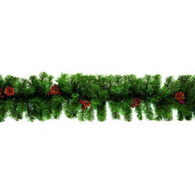 Premier Berry & Cone Garland Green (One Size) from B&Q
