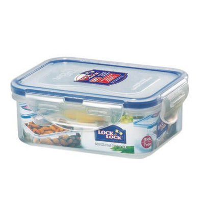 Lock & Lock Rectangular Food Storage Container Clear (350Ml) from B&Q