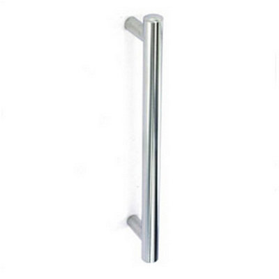 Securit Bar Handles (Pack Of 2) Silver (128mm) from B&Q