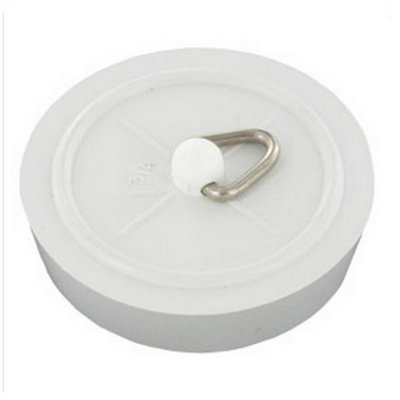 Securit Bath Plug White (46mm) Quality Product from B&Q