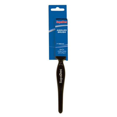 Supadec Angled Brush Black (1In) from B&Q