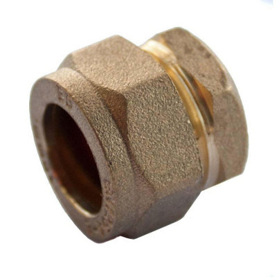 Oracstar Compression Stop End Br (1.5Cm) from B&Q