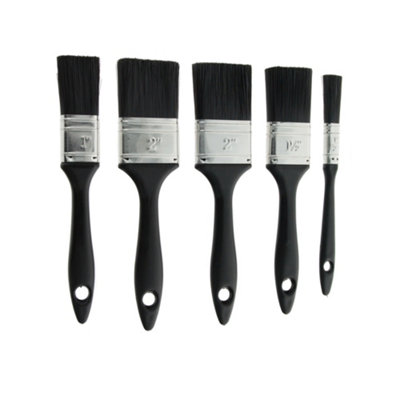Supadec Polyester Brush Set (Pack Of 5) - Black - Image 4