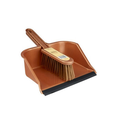 Groundsman Unisex Orange Dustpan & Brush Set In - Image 3