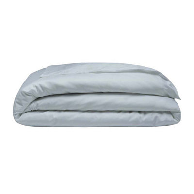 Belledorm 400 Thread Count Egyptian Cotton Oxford Duvet Cover Duck Egg Blue (Kingsize) from B&Q