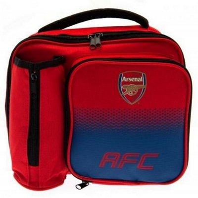 B&Q Red/Blue Nal Fc Fade Lunch Bag With Bottle Holder (One ) 16Cm