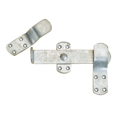 Stubbs Kick Over Door Bolt Silver (One Size) from B&Q
