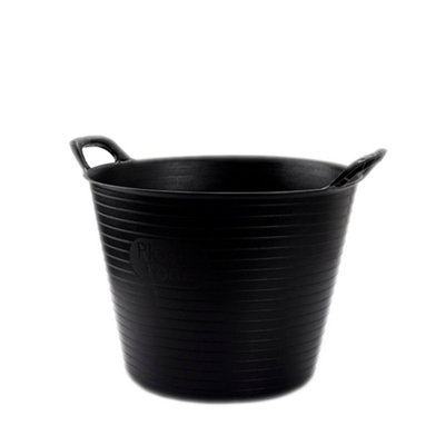 Plasticforte Recycled Flexi Tub Black (42L) from B&Q