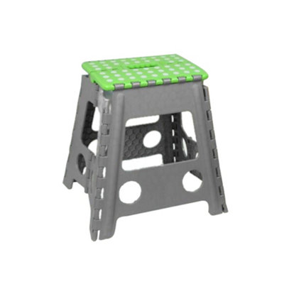 Supahome Step Stool Grey/green (Tall) from B&Q