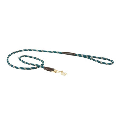 Weatherbeeta Rope Leather Dog Lead Hunter Green/brown (1.2M) from B&Q