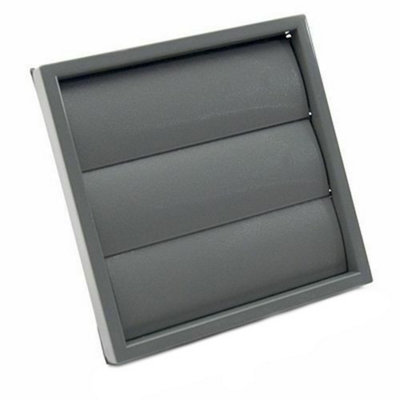 Manrose Gravity Grill Grey (100mm) from B&Q