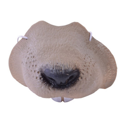 Bristol Novelty Childrens/kids Mouse Nose Mask Beige (One Size) from B&Q