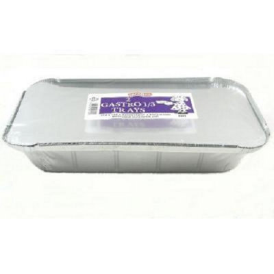  - Caroline Gastronorm Trays (Pack Of 2) Silver (One Size)