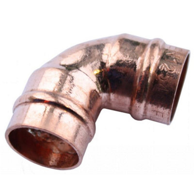 Oracstar Pre Soldered Elbow Br Fittings (Pack Of 2) Br (15mm) from B&Q