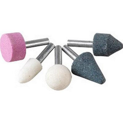 Supatool Mounted Stone Set (Pack Of 5) Silver (One Size) from B&Q