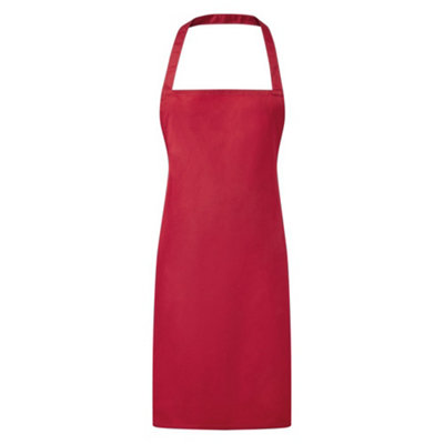 Premier Ladies/womens Essential Bib Apron / Catering Workwear from B&Q