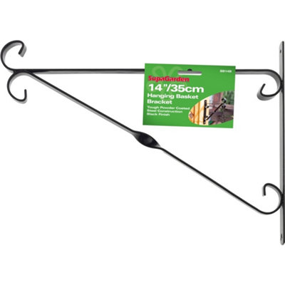 Ambador Hanging Basket Bracket Black (35Cm) from B&Q