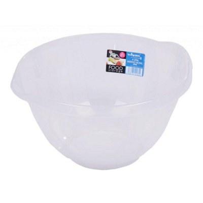 Wham Plastic Mixing Bowl Clear (7L) from B&Q