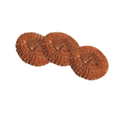  - Ramon Copper Scourers (Pack Of 25) Brown (One Size)